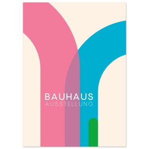 Artfulprints Poster Bauhaus – Ausstellung – 50×70 cm – Meerkleurig Artfulprints Poster Bauhaus – Ausstellung – 50×70 cm – Meerkleurig
