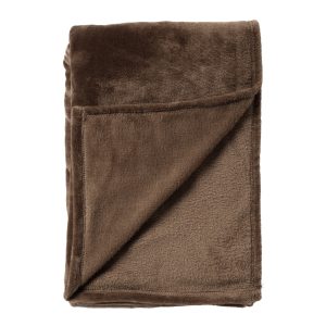 MARLEY – plaid 150×200 cm – fleece deken – extra dik – Chocolate Marti MARLEY – plaid 150×200 cm – fleece deken – extra dik – Chocolate Marti