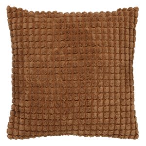 ROME – kussenhoes 45×45 cm – effen kleur – 3D-structuur – Tobacco Brow ROME – kussenhoes 45×45 cm – effen kleur – 3D-structuur – Tobacco Brow