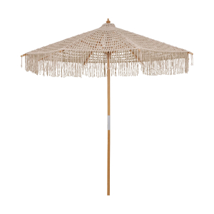 Artichok Malou Gevlochten Parasol Beige – Ø 250 cm Artichok Malou Gevlochten Parasol Beige – Ø 250 cm