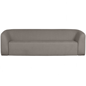 WOOOD 3-zits bank Sloping- Polyester – Grijs Melange – 77x240x87 WOOOD 3-zits bank Sloping- Polyester – Grijs Melange – 77x240x87