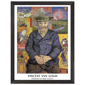 Artfulprints Poster met Lijst Vincent van Gogh – Portrait of Père Tang Artfulprints Poster met Lijst Vincent van Gogh – Portrait of Père Tang