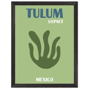 Artfulprints Poster met Lijst Mexico – Tulum Gypset – 30×40 cm – Groen Artfulprints Poster met Lijst Mexico – Tulum Gypset – 30×40 cm – Groen