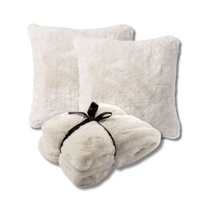 VOORDEELSET – 3-delig – Zaya & Lize – 2 sierkussens 45×45 cm – 1 plaid VOORDEELSET – 3-delig – Zaya & Lize – 2 sierkussens 45×45 cm – 1 plaid
