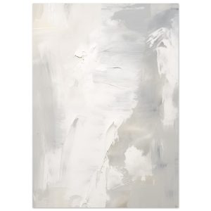 Artfulprints Poster Acryl schilderij no. 2 – 50×70 cm – Grijs
