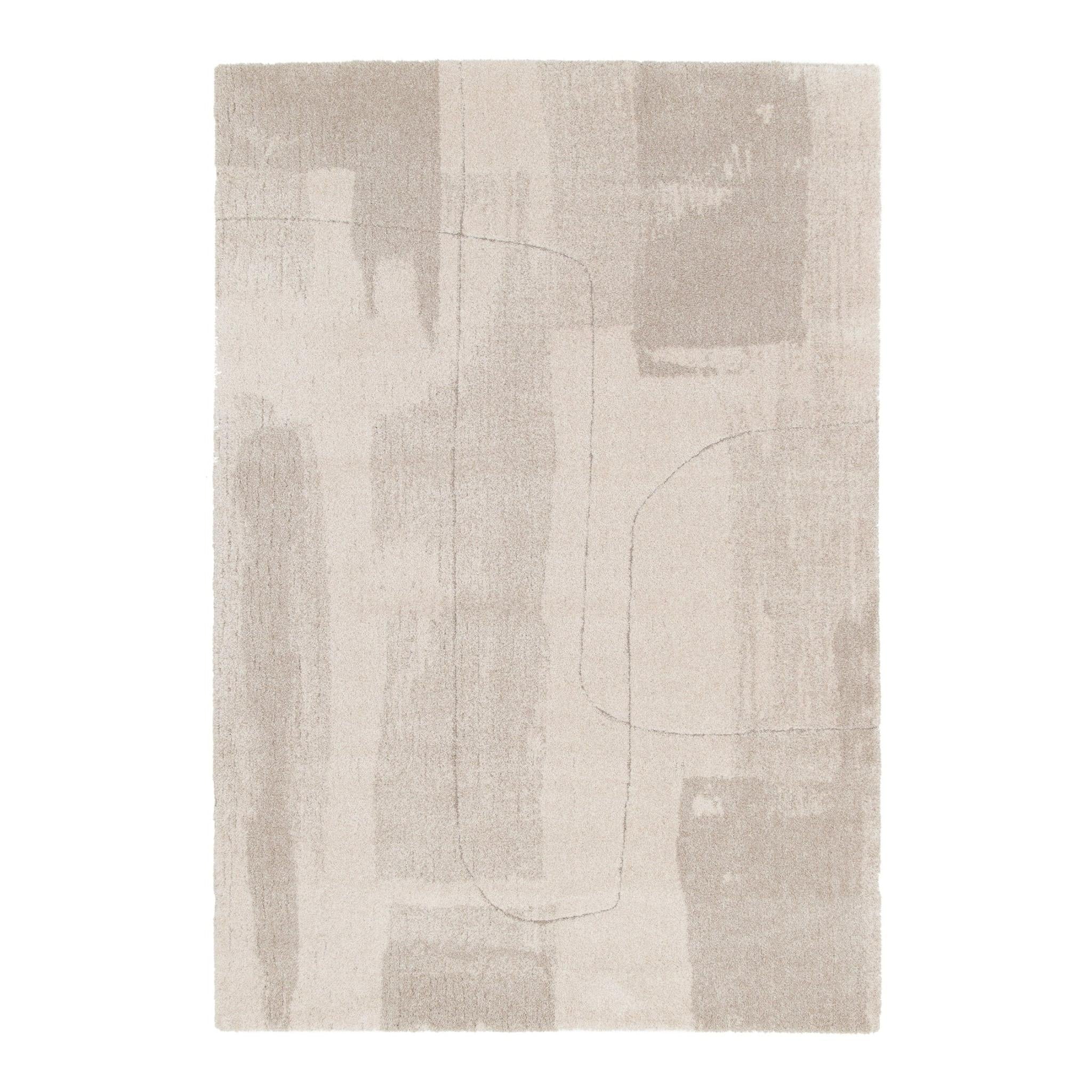 AFK Living vloerkleed Enigma - reliëfeffect - beige - 120 x 170 cm