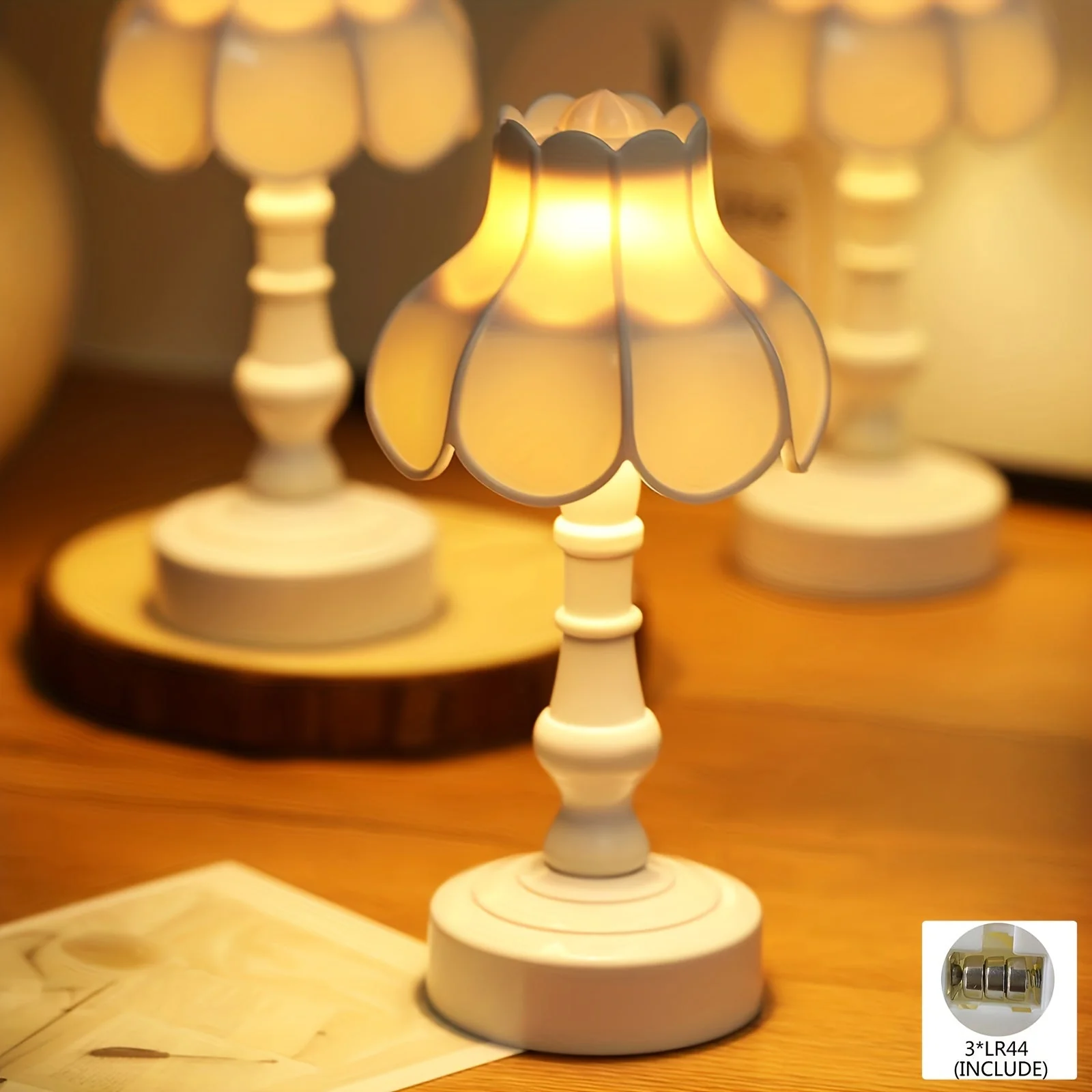 BloomLite – Bloemvormige Mini Tafellamp met Sfeerverlichting