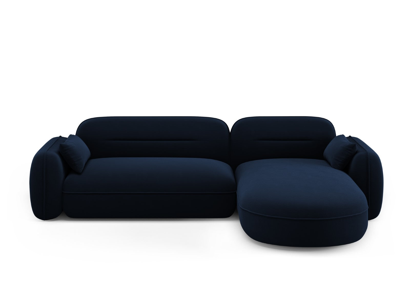Cosmopolitan Design Modulaire hoekbank rechts Sydney 4-zits, flueel, k