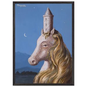 Artfulprints Poster met Lijst René Magritte – Le coeur du monde – 50×7 Artfulprints Poster met Lijst René Magritte – Le coeur du monde – 50×7