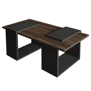 Calicosy – Salontafel ELSY – Donker hout 90×46,6×37 cm Calicosy – Salontafel ELSY – Donker hout 90×46,6×37 cm