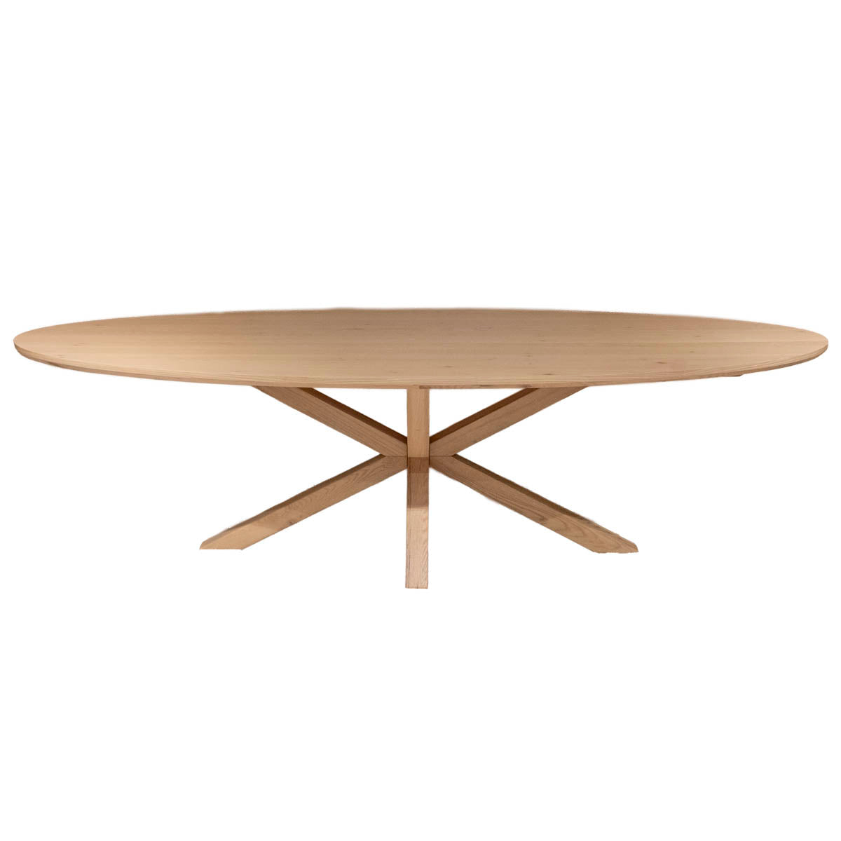 DÉJA Living Eettafel Lusa - Ovaal Naturel Eikenhout - 200x100x78cm