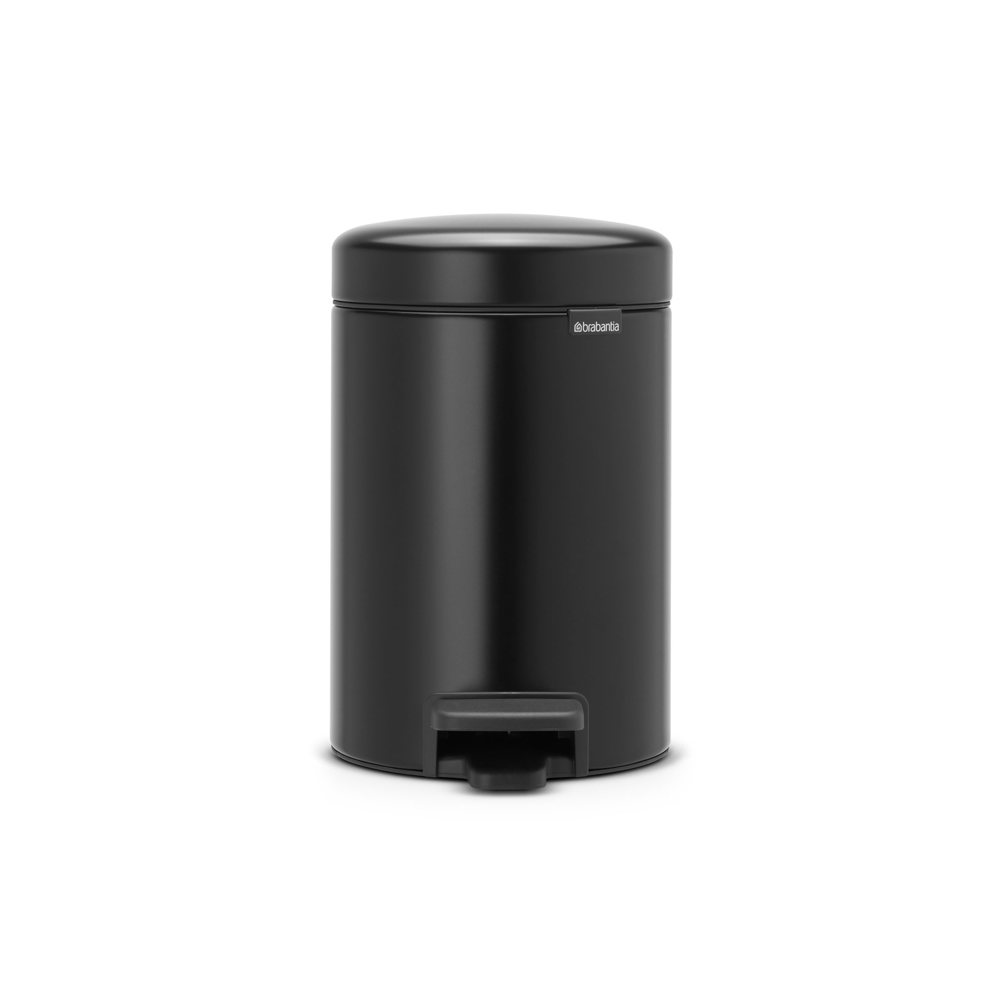 Brabantia NewIcon Pedaalemmer, 3 liter, kunststof binnenemmer - Matt B