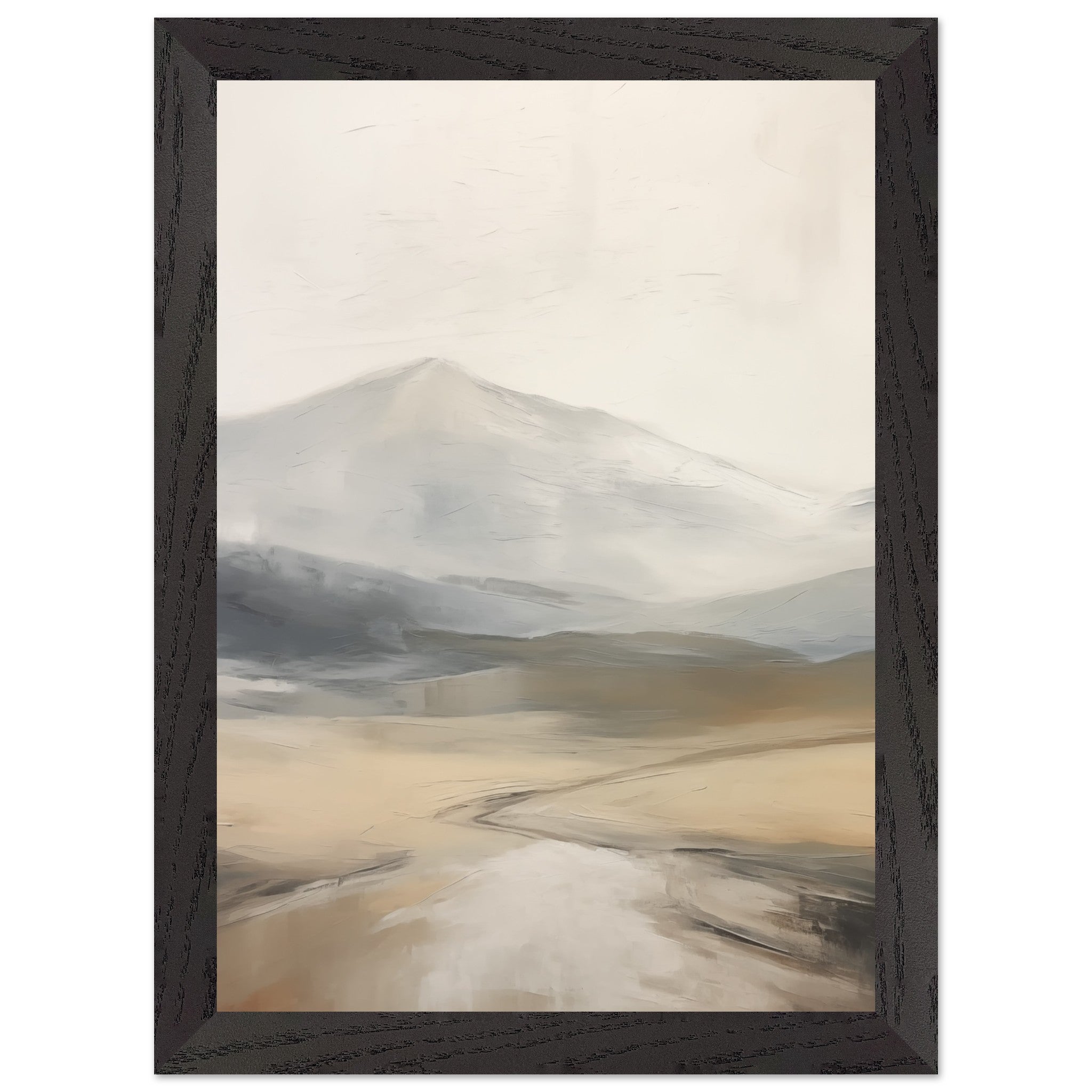 Artfulprints Poster met Lijst Abstract - Fuji path - A4 21x29.7 cm - T