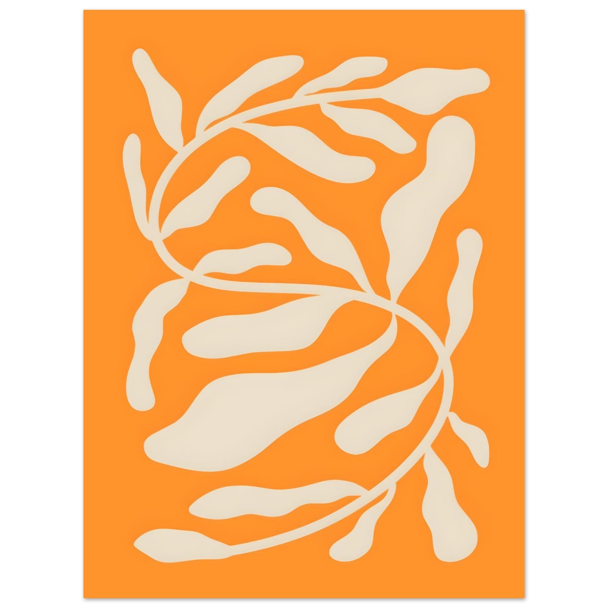 Artfulprints Poster Matisse – Orange sea blossom - 30x40 cm - Oranje