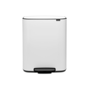 Brabantia Bo Pedaalemmer, 1 binnenemmer, 60 liter – White Brabantia Bo Pedaalemmer, 1 binnenemmer, 60 liter – White