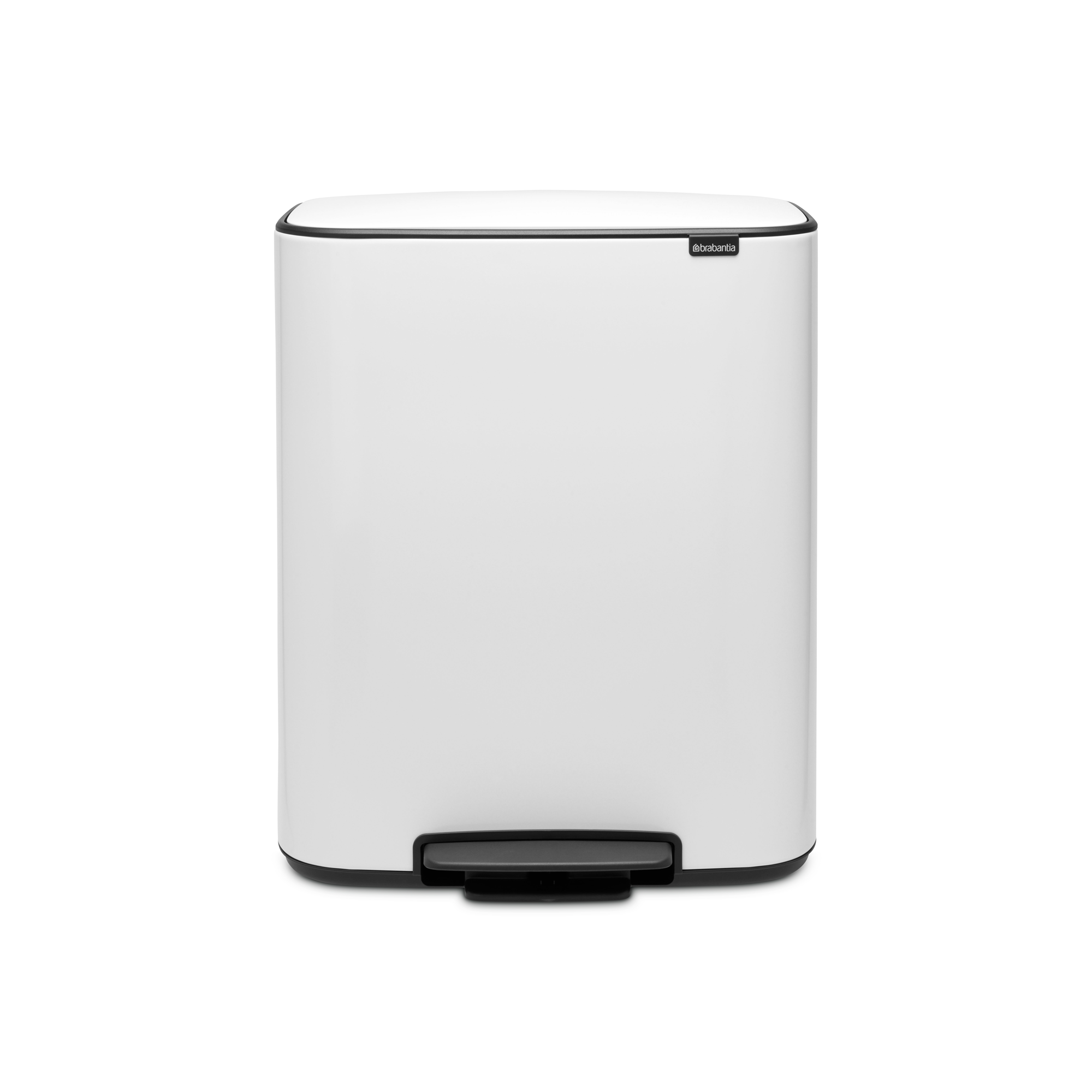 Brabantia Bo Pedaalemmer, 1 binnenemmer, 60 liter - White
