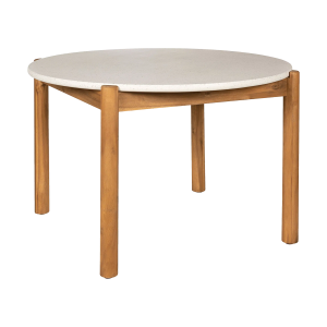 Artichok Teresa Houten Tuintafel Naturel – Ø 120 cm