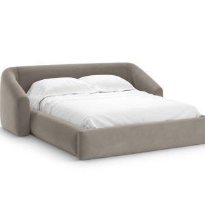 Cosmopolitan Design Opbergbed met hoofdeinde Campi 200x180cm flueel ca Cosmopolitan Design Opbergbed met hoofdeinde Campi 200x180cm flueel ca