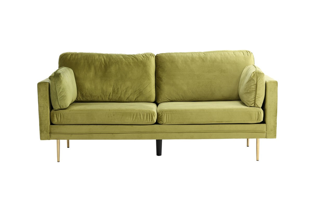 BRAM Bank Renzo - Zits Bank - Groen Velours