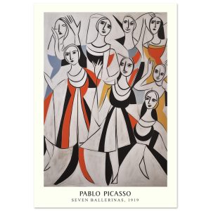 Artfulprints Poster Pablo Picasso – Seven ballerinas – 70×100 cm – Mee Artfulprints Poster Pablo Picasso – Seven ballerinas – 70×100 cm – Mee