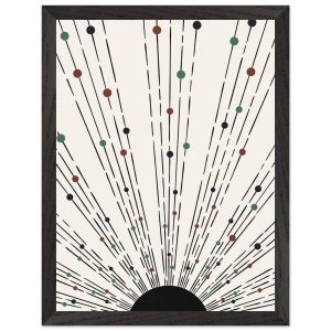 Artfulprints Poster met Lijst Boho wall art – Boho arches II – 30×40 c Artfulprints Poster met Lijst Boho wall art – Boho arches II – 30×40 c