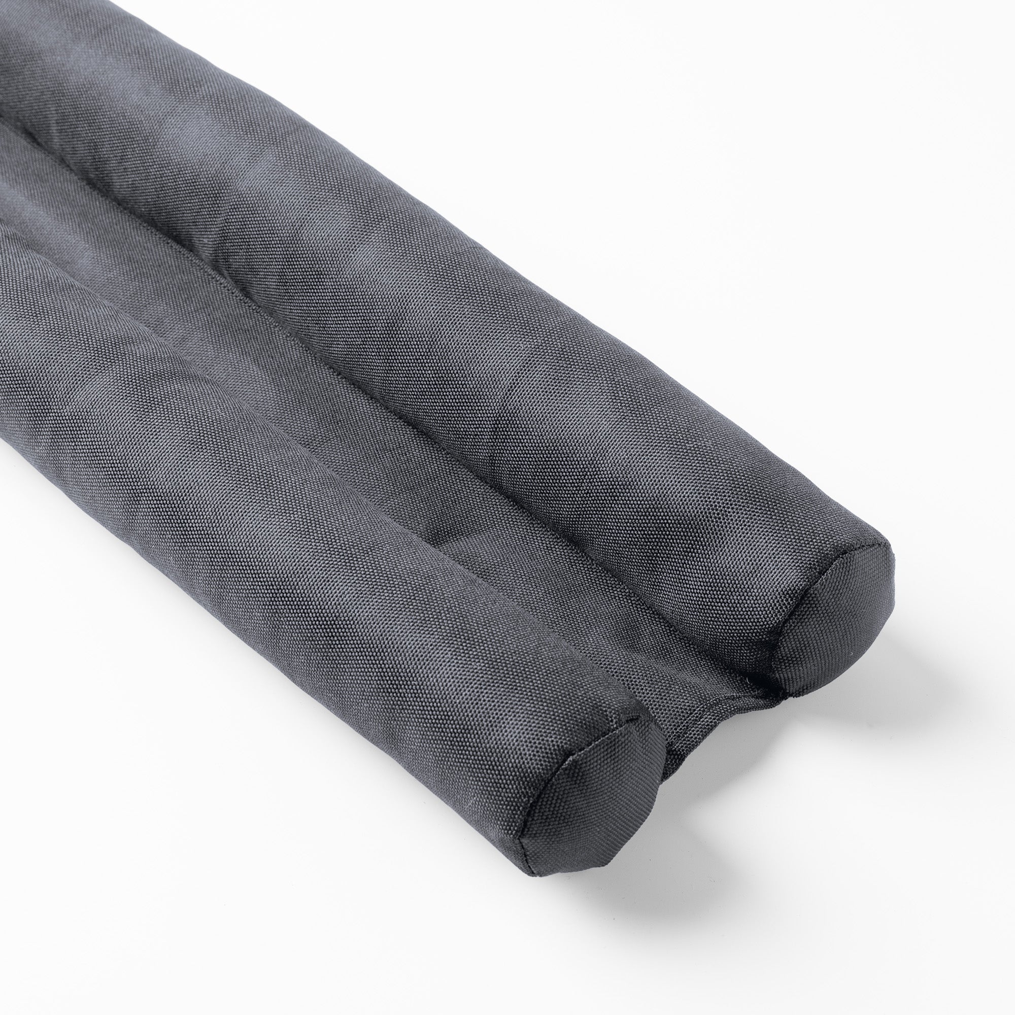 TITO - tochtrol 80x16x5 cm - dubbele tochtstopper - Charcoal Gray - an