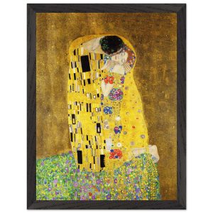 Artfulprints Poster met Lijst Gustav Klimt – The kiss – 30×40 cm – Gee Artfulprints Poster met Lijst Gustav Klimt – The kiss – 30×40 cm – Gee