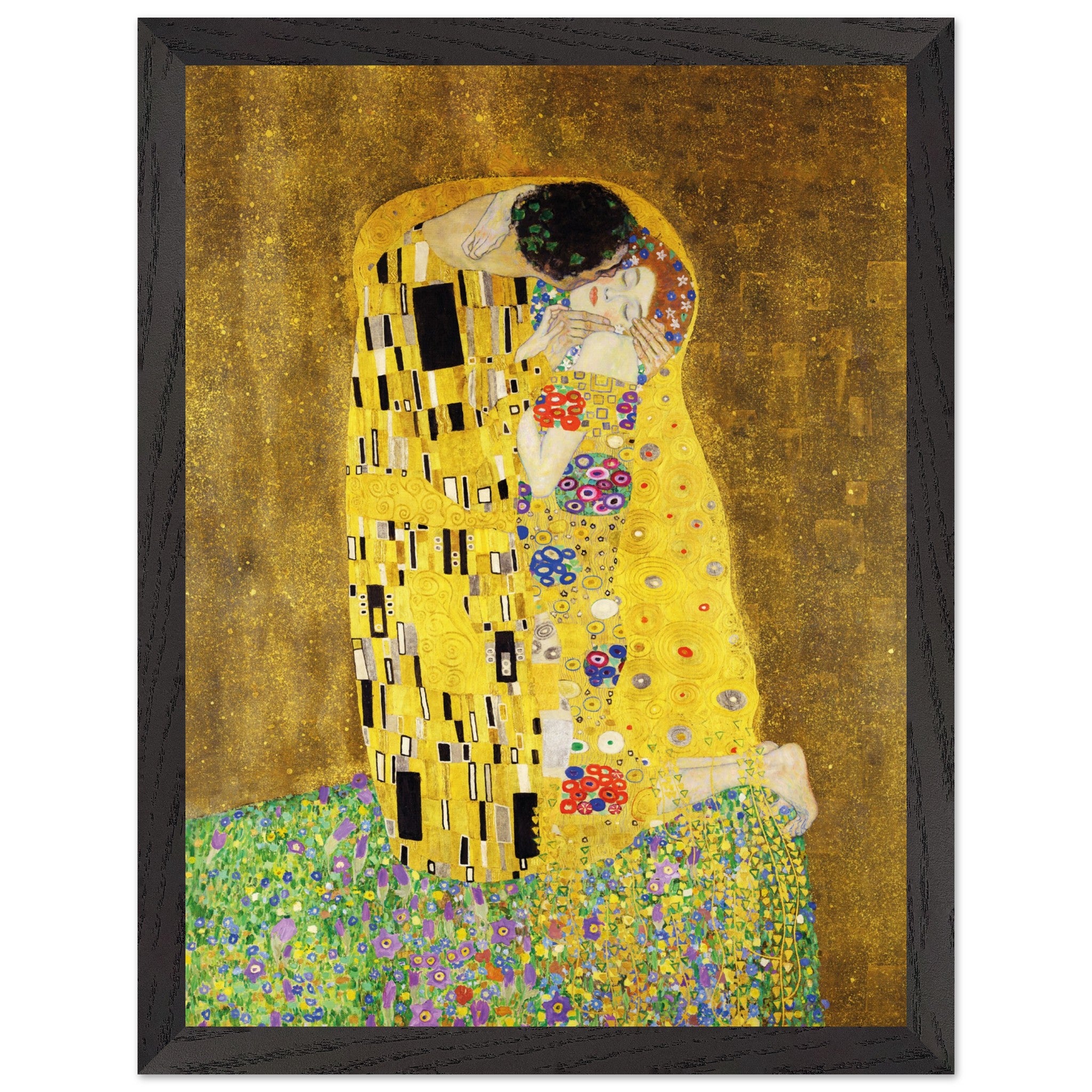 Artfulprints Poster met Lijst Gustav Klimt - The kiss - 30x40 cm - Gee