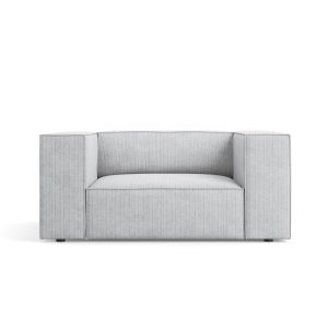 Cosmopolitan Design Fauteuil Arendal chenille met ribbeleffect, lichtg Cosmopolitan Design Fauteuil Arendal chenille met ribbeleffect, lichtg