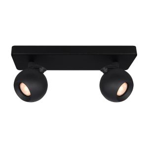 Artdelight spot Bolero – 2 lichts – 31 x 12.7 cm – zwart Artdelight spot Bolero – 2 lichts – 31 x 12.7 cm – zwart