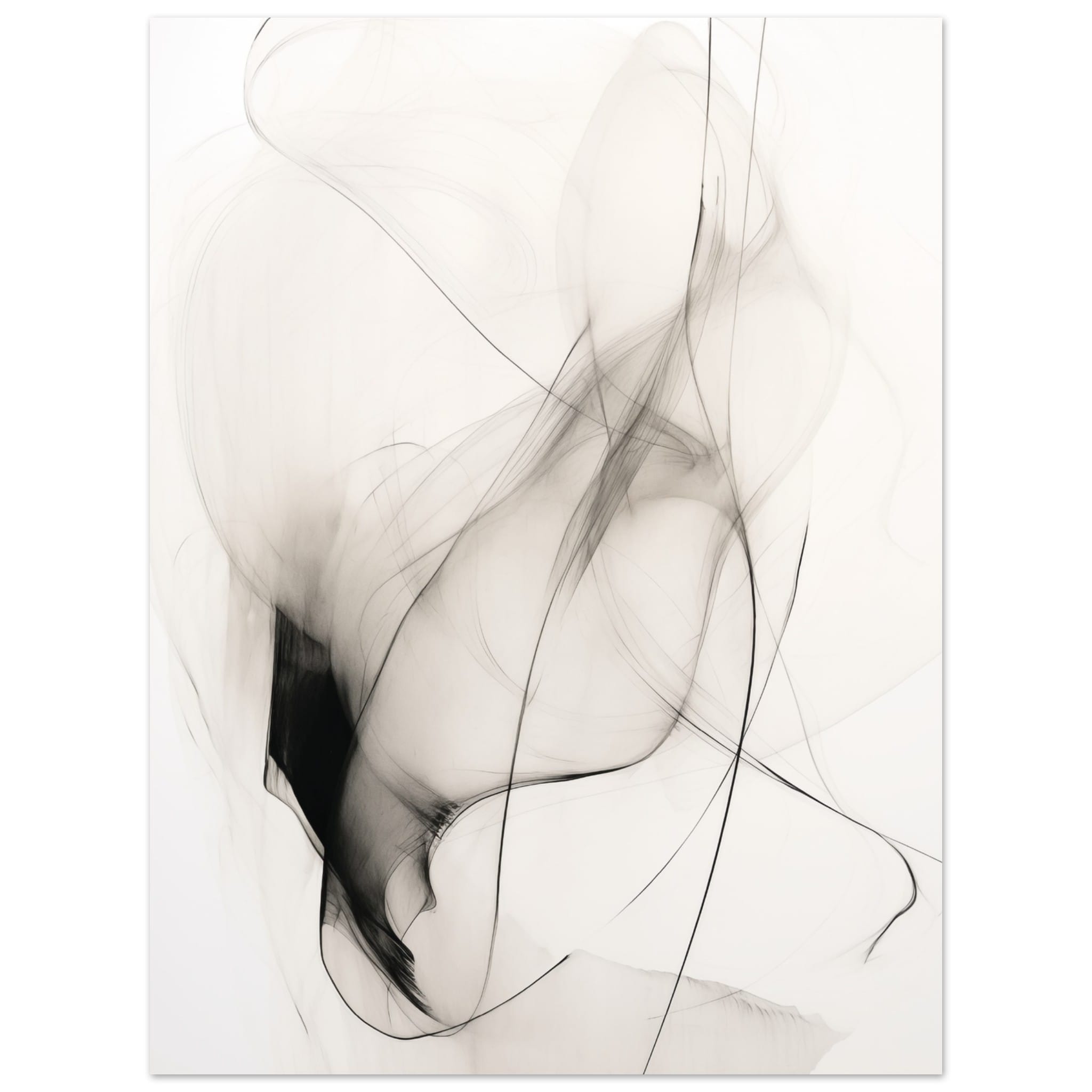 Artfulprints Abstract - Chique brush 4 poster 30x40 cm