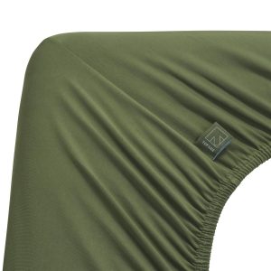Beddinghouse Dutch Design hoeslaken Organic Lycra HL – 90×220 cm – gro