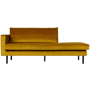 WOOOD daybed links Rodeo – Velvet – Oker – 85x203x86 WOOOD daybed links Rodeo – Velvet – Oker – 85x203x86