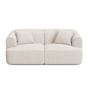 Cosmopolitan Design Modulaire bank Campi 2-zits, structurele stof lich Cosmopolitan Design Modulaire bank Campi 2-zits, structurele stof lich