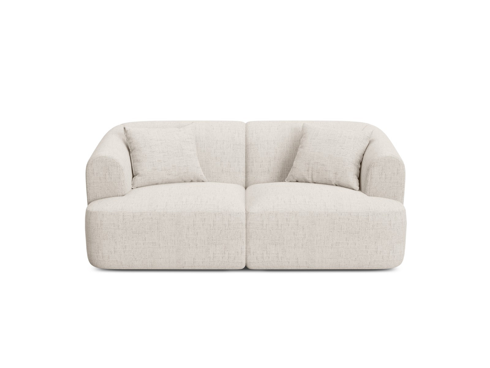 Cosmopolitan Design Modulaire bank Campi 2-zits, structurele stof lich