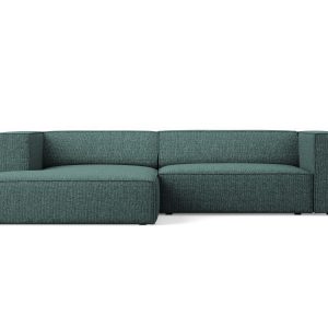 Cosmopolitan Design linker hoekbank Arendal 3-zits, chenille, olie – 1 Cosmopolitan Design linker hoekbank Arendal 3-zits, chenille, olie – 1