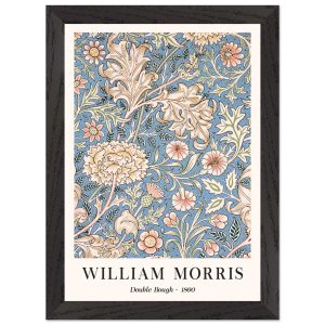 Artfulprints Poster met Lijst William Morris – Double bough 1890 – A4 Artfulprints Poster met Lijst William Morris – Double bough 1890 – A4