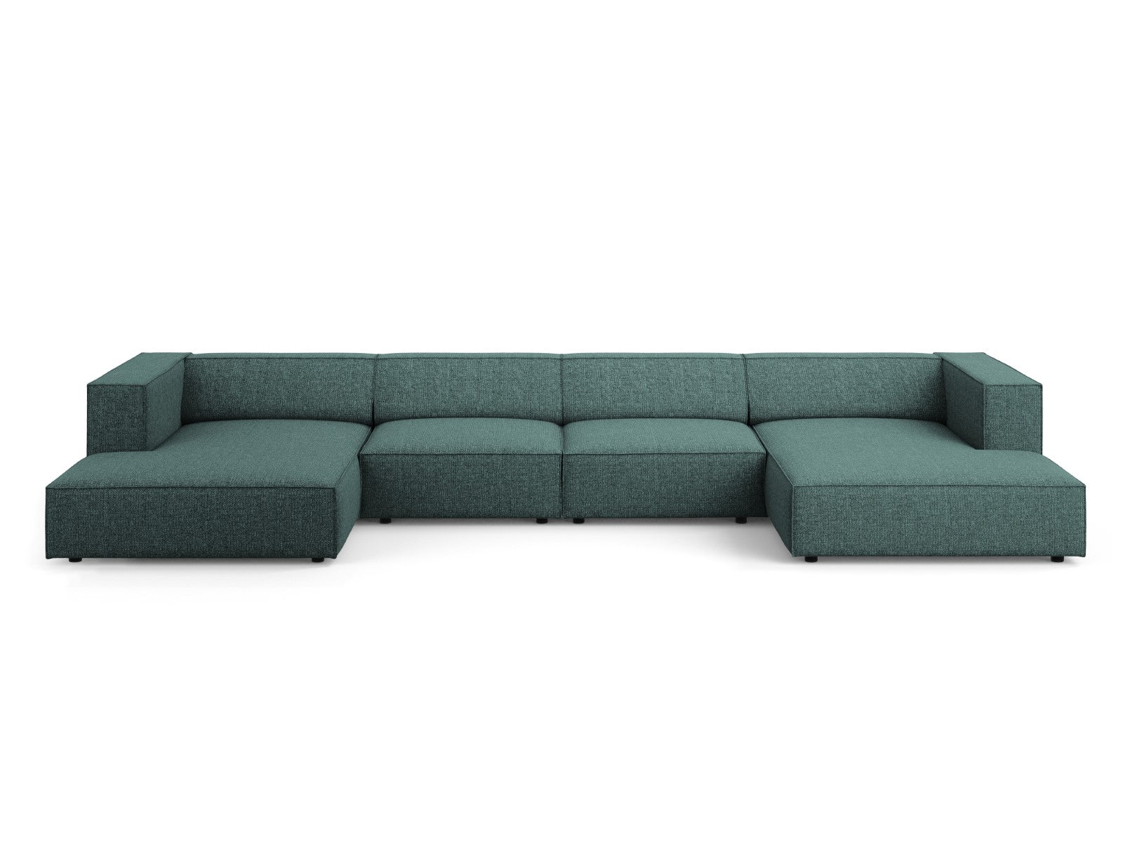 Cosmopolitan Design Panoramische bank Arendal 6-zits, chenille, olie -
