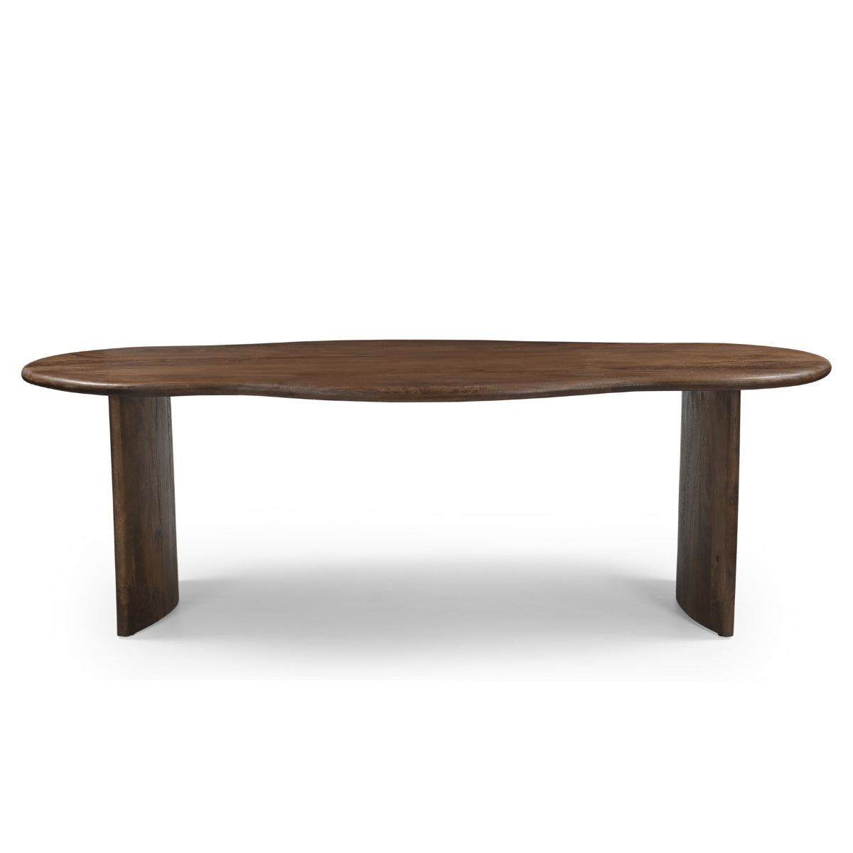 DÉJA Living Eettafel Tornio - Organisch Donkerbruin Hout - 280x110x76c