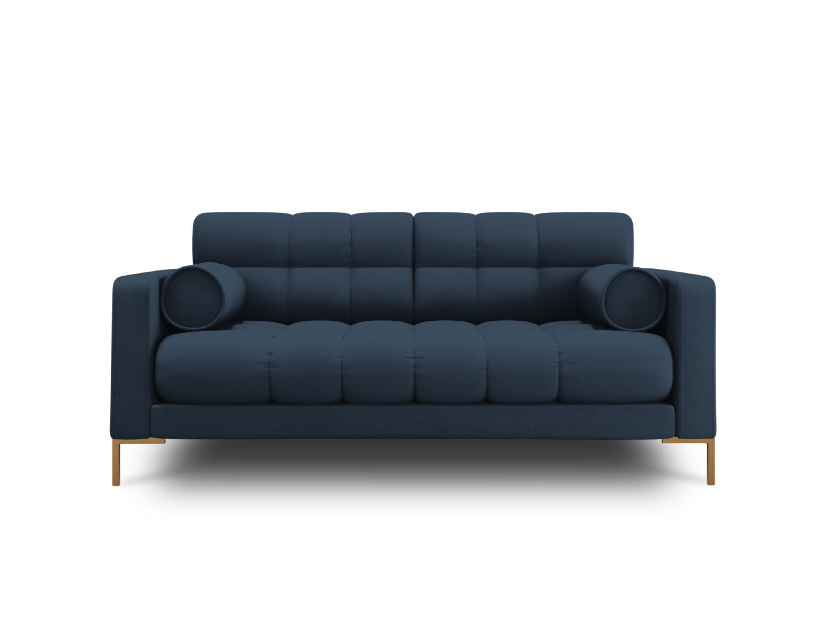 Cosmopolitan Design Bank Bali 2-zits, structurele stof, blauw - 96x152
