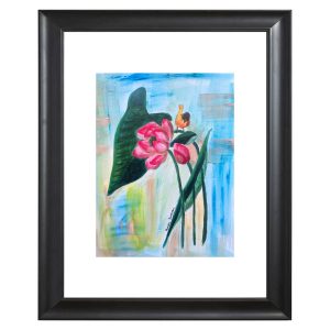 Catchii poster Lotus Flower Bird – meerkleurig – 297×210 cm Catchii poster Lotus Flower Bird – meerkleurig – 297×210 cm