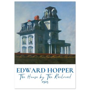 Artfulprints Poster Edward Hopper – The house by the railroad – 70×100 Artfulprints Poster Edward Hopper – The house by the railroad – 70×100