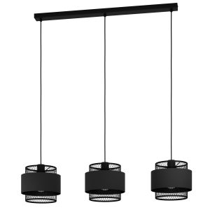 EGLO hanglamp Bazely – e27 – 99 cm – zwart EGLO hanglamp Bazely – e27 – 99 cm – zwart
