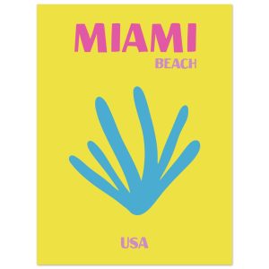 Artfulprints USA – Miami poster 30×40 cm Artfulprints USA – Miami poster 30×40 cm