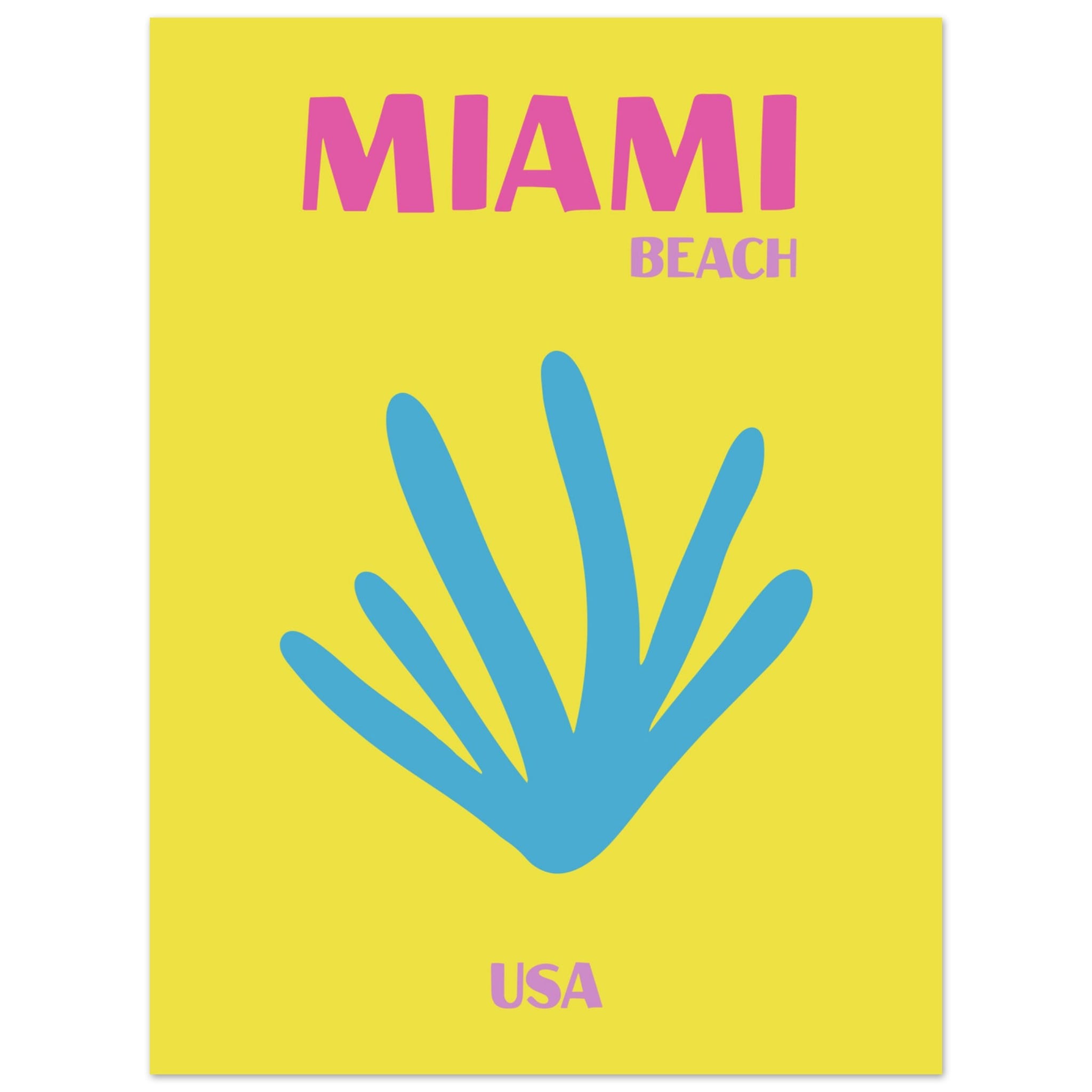 Artfulprints USA - Miami poster 30x40 cm