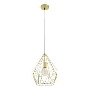 EGLO hanglamp Carlton – e27 – ø 31 cm – goud EGLO hanglamp Carlton – e27 – ø 31 cm – goud