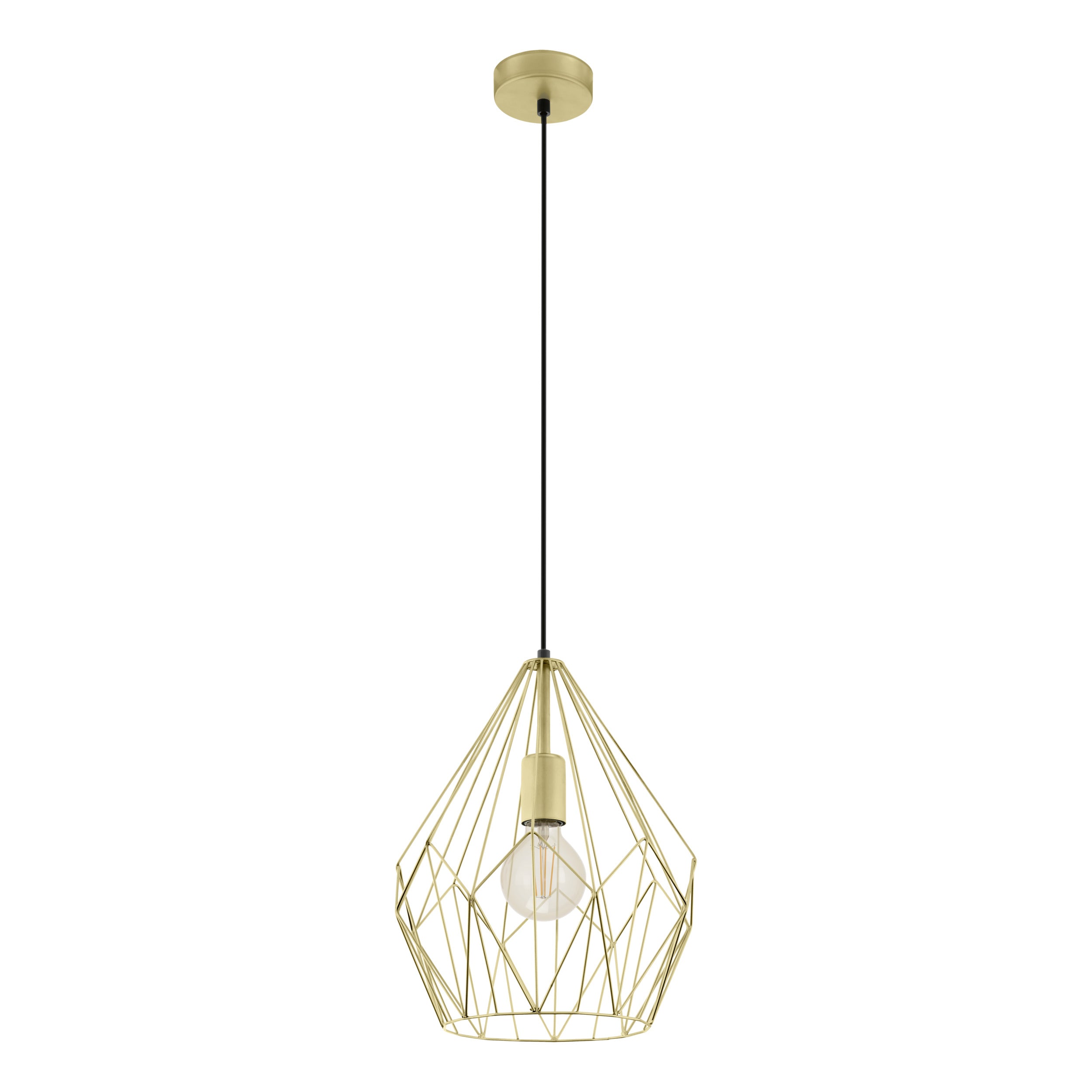 EGLO hanglamp Carlton - e27 - ø 31 cm - goud
