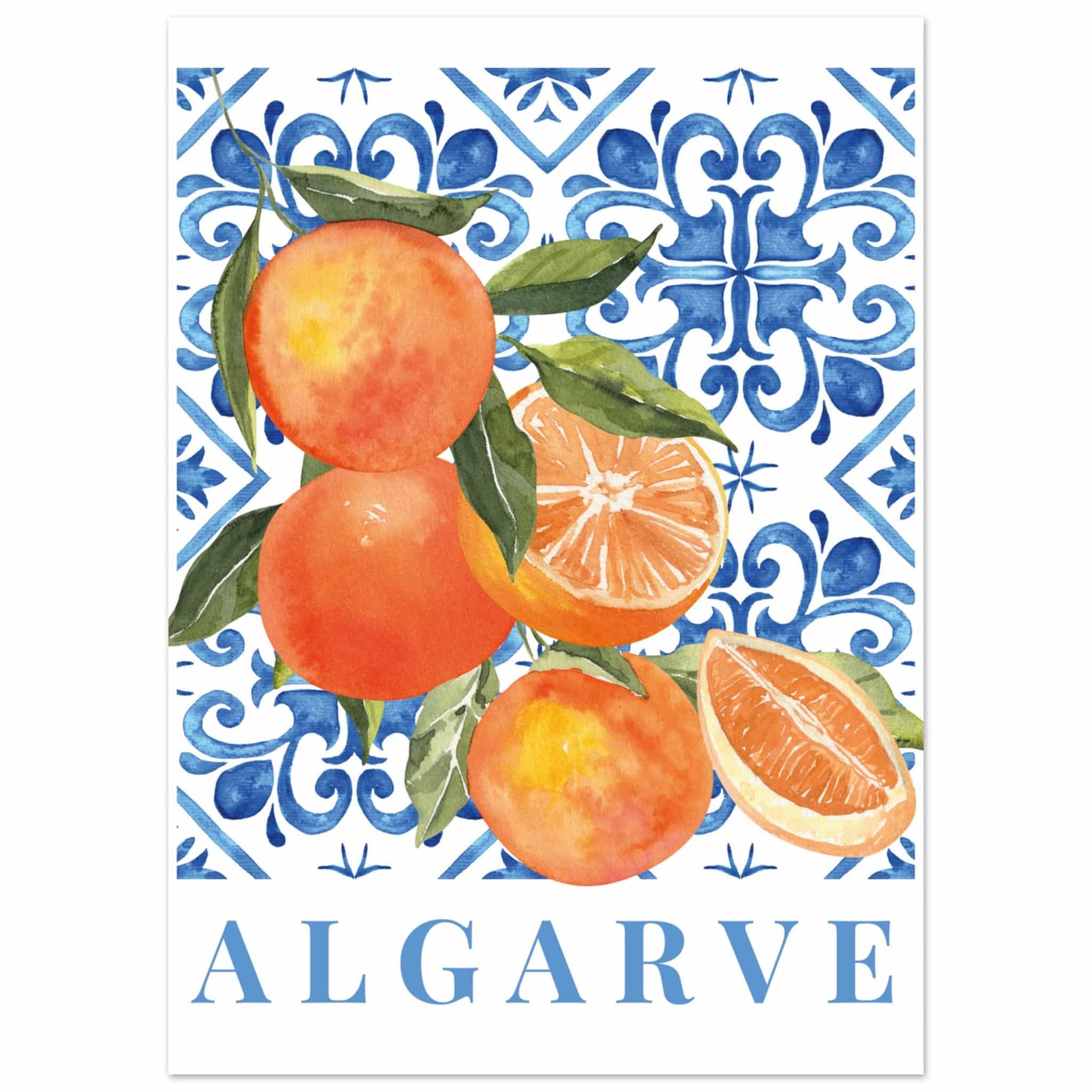 Artfulprints Poster Fruits - Oranges in the Algarve - 50x70 cm - Meerk