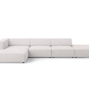 Cosmopolitan Design linker hoekbank Arendal 5-zits, chenille, lichtgri