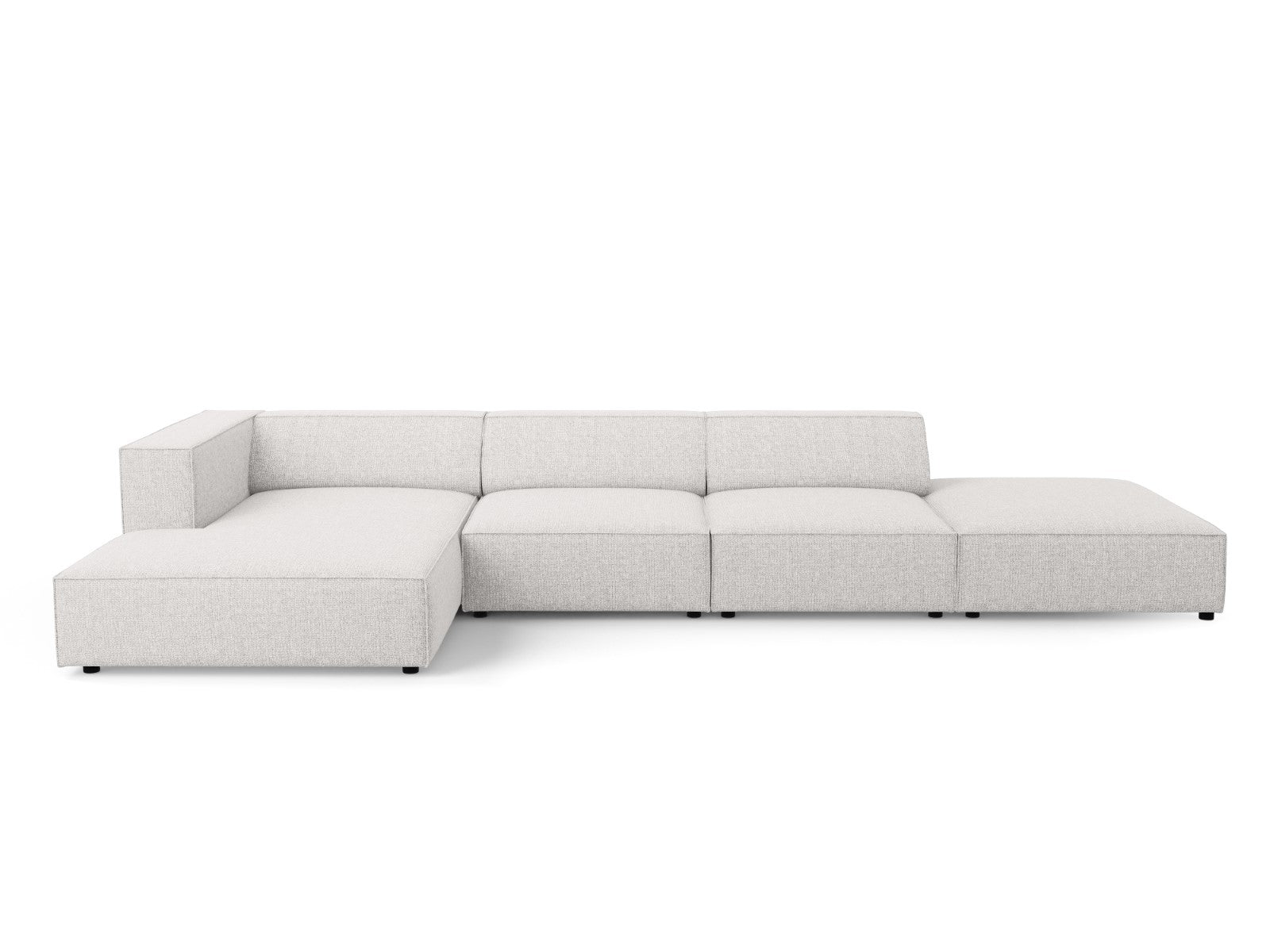 Cosmopolitan Design linker hoekbank Arendal 5-zits, chenille, lichtgri
